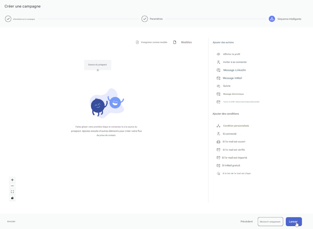 créer une campagne de prospection avec LeadIn