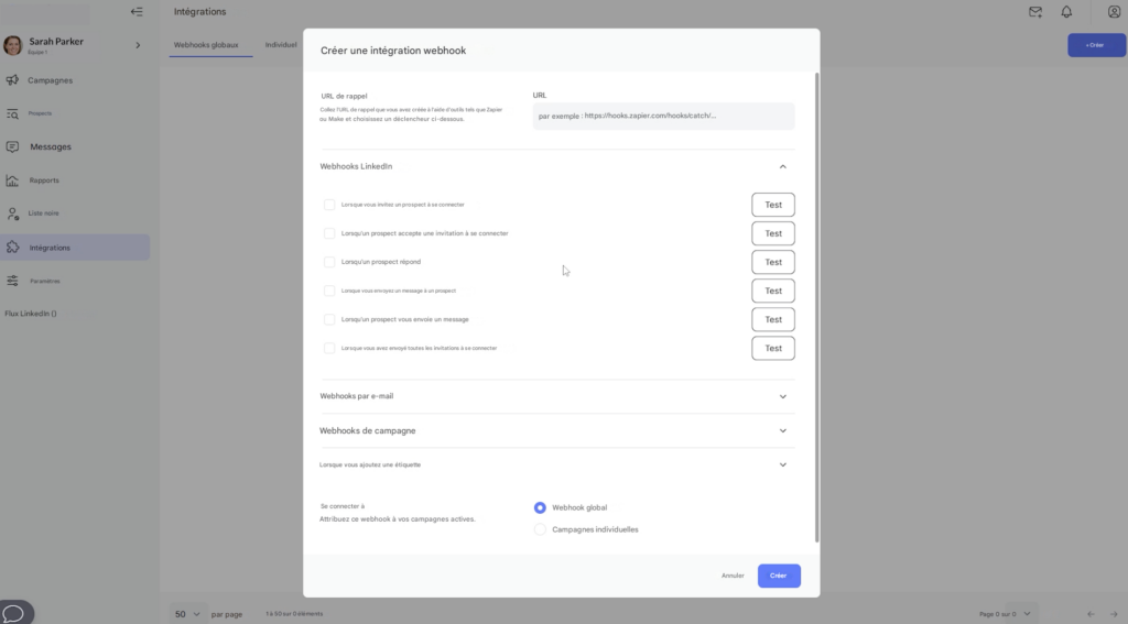 Crm et intégration LeadIn