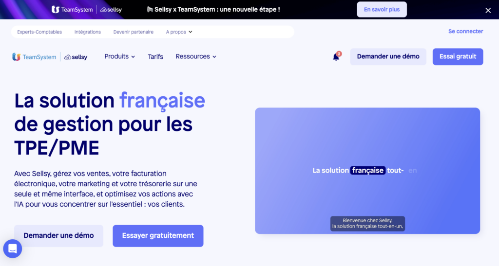 CRM force de vente Sellsy