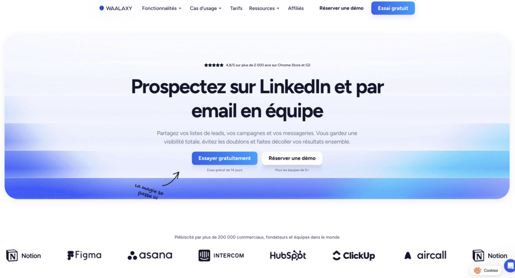 Best Sales CRM Software Waalaxy