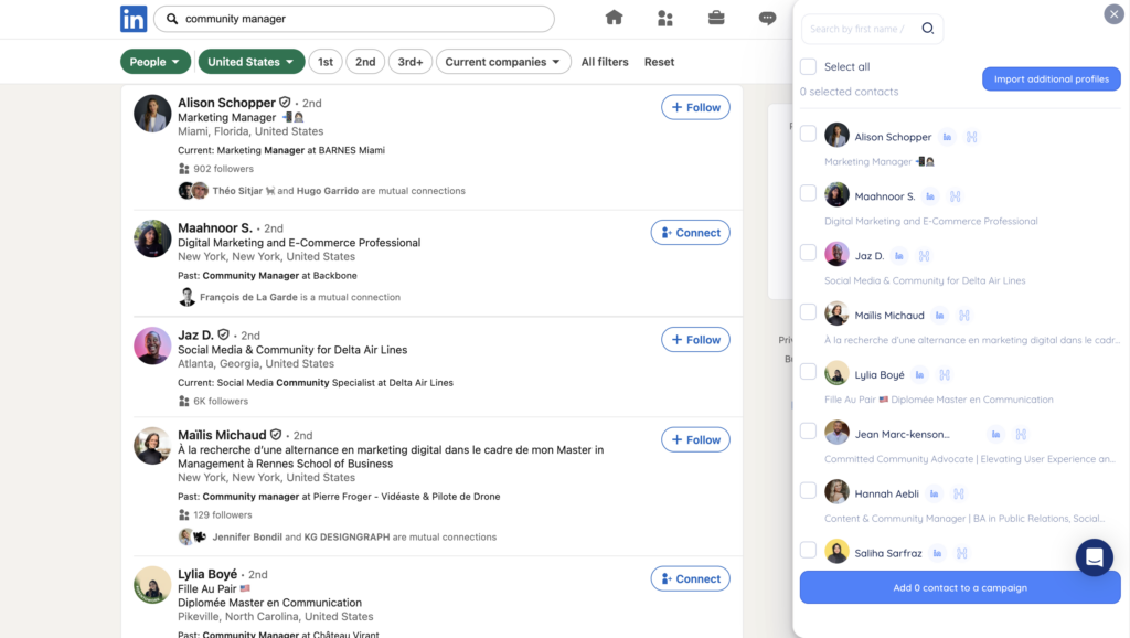 Import LinkedIn with HumanLinker 