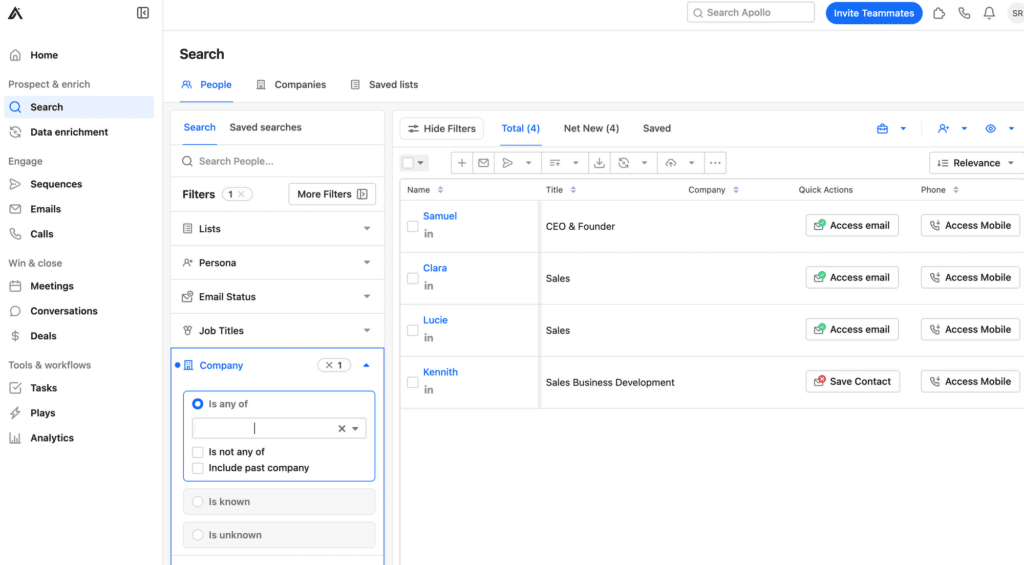 database apollo io