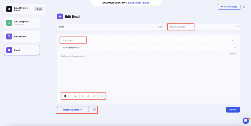 Drip marketing and e-mail personalization.