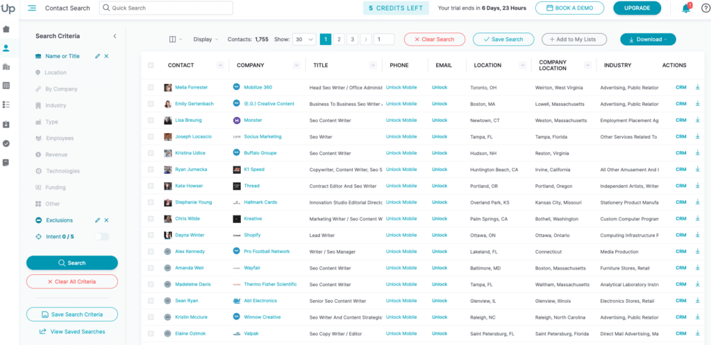 uplead  review - example tool