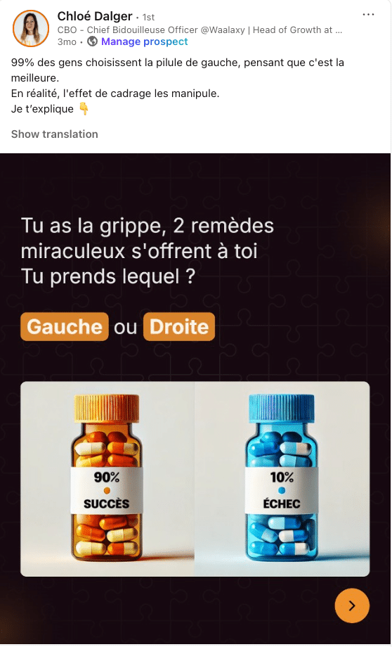 marketing de <strong>persuasion</strong> - framing effect