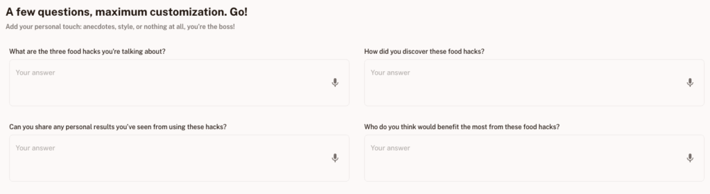 LinkedIn post generator - kawaak