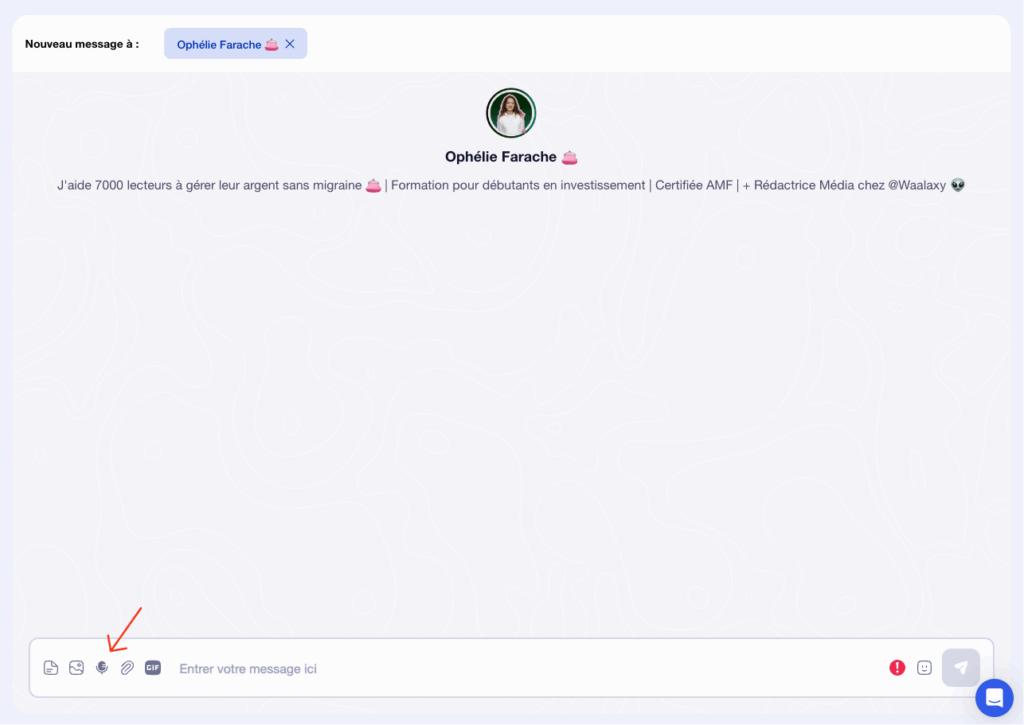 message vocal LinkedIn via waalaxy, outil d'automatisation sur LinkedIn