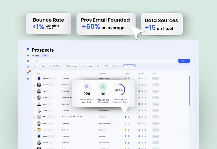 Build and enrich powerful databases