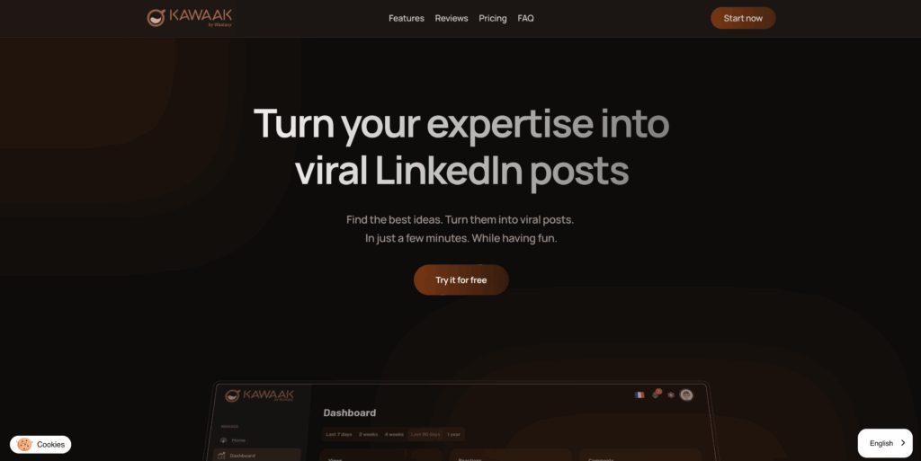 LinkedIn Bot: Kawaak—LinkedIn post generator with AI