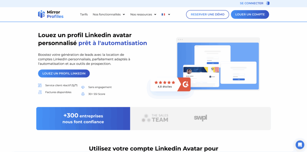 Les 9 meilleurs outils pour acheter des comptes LinkedIn vérifiés : MirrorProfiles