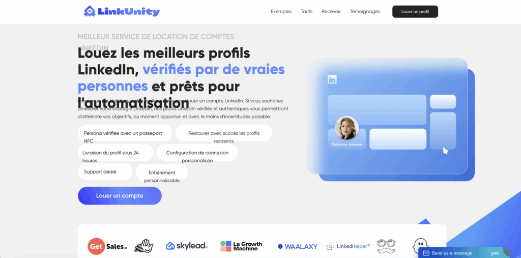 Les 9 meilleurs outils pour acheter des comptes LinkedIn vérifiés : LinkUnity