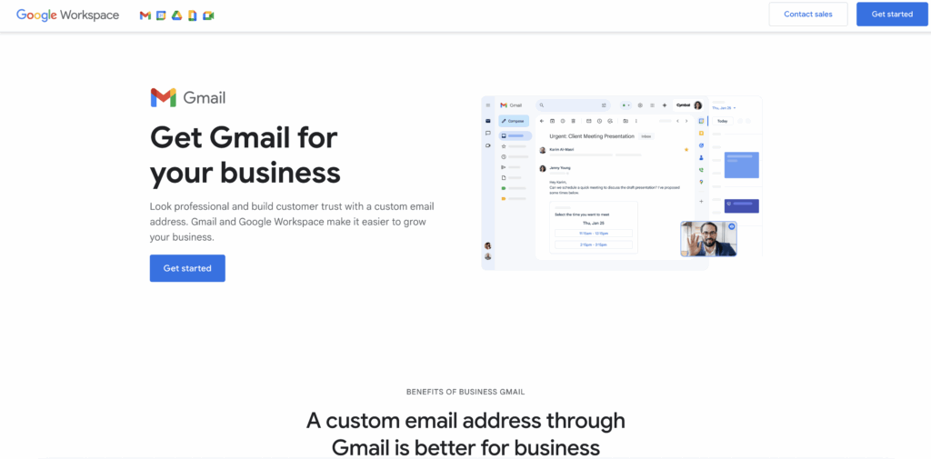 Create a domain with Google Workspace.