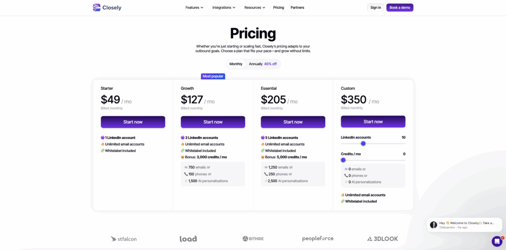 Closely pricing