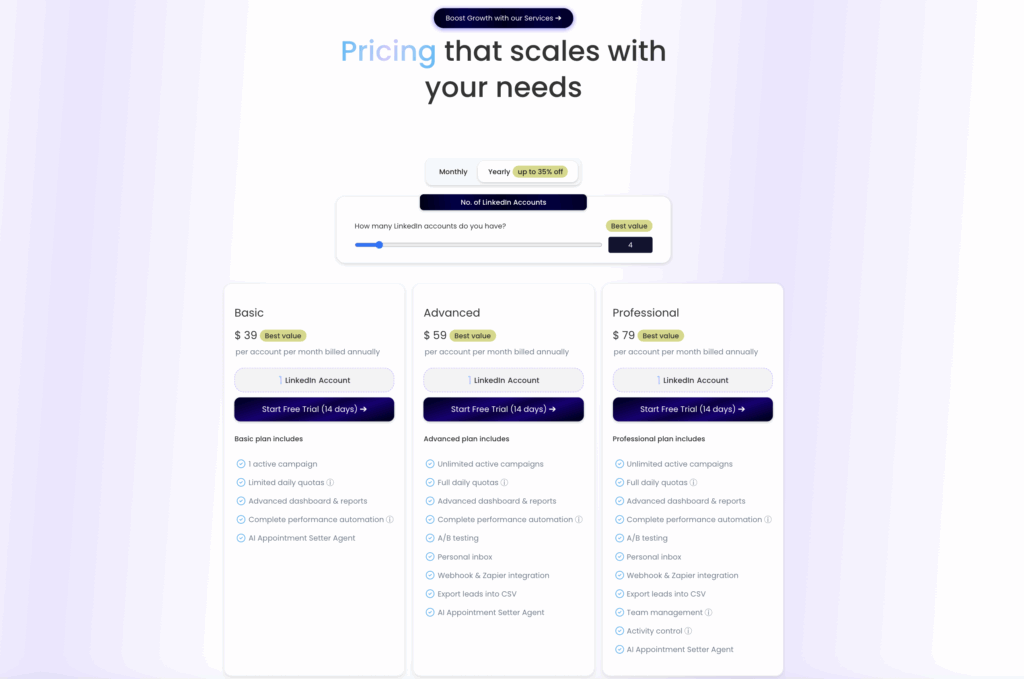 SalesRobot pricing