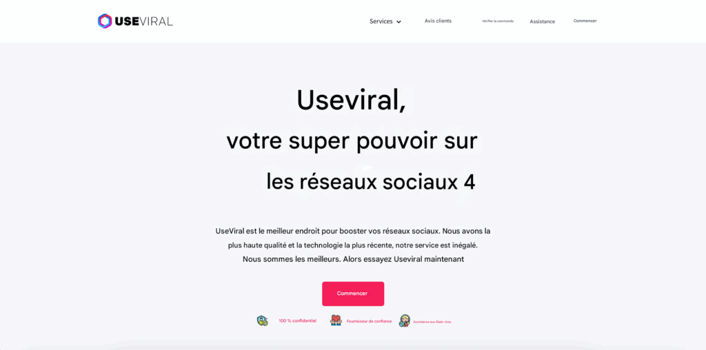 Bot LinkedIn : UseViral - Achat d'engagement LinkedIn