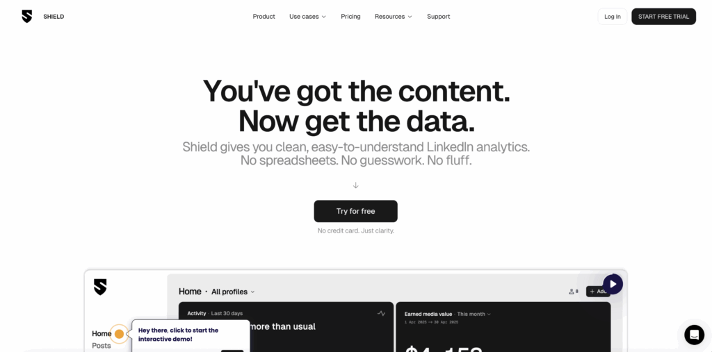 LinkedIn Bot: Shield - LinkedIn performance analysis 