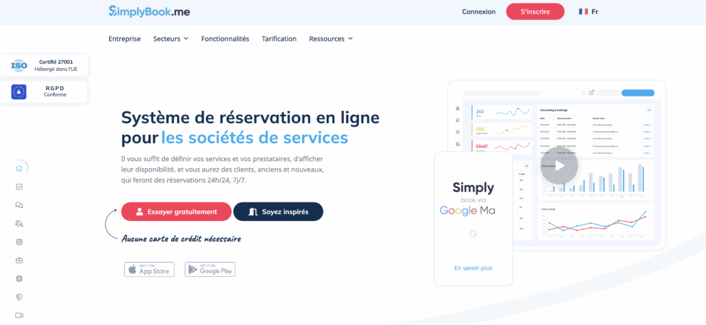 prise de rendez-vous en ligne gratuit