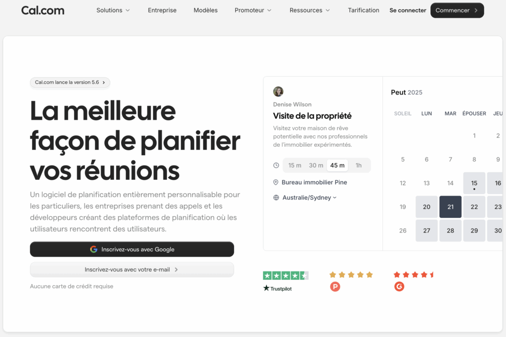 prise de rendez-vous en ligne