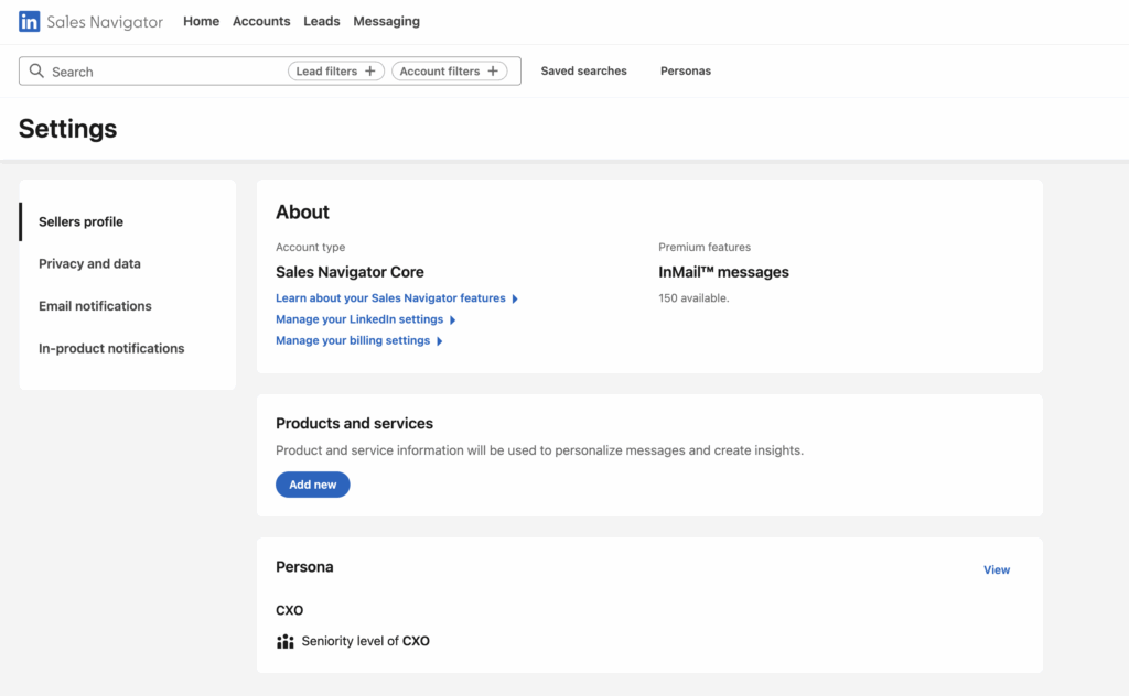 How do LinkedIn Sales Navigator InMail credits work?