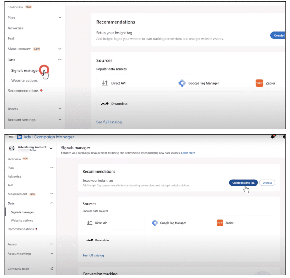 Installer LinkedIn Insight Tag2