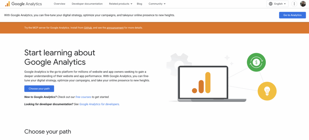 Conversion tracking in Google Analytics