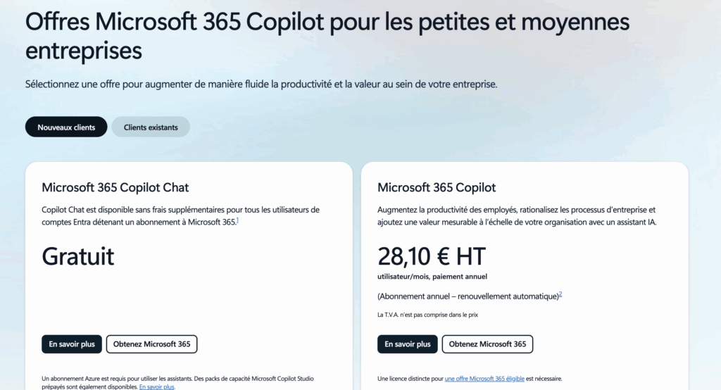 copilot prix