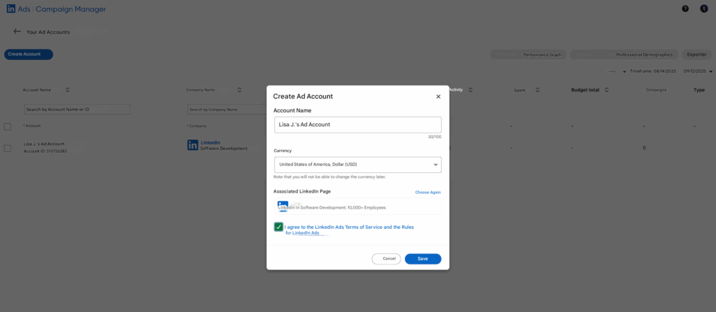 Create a Lead Gen Forms advertising campaign.