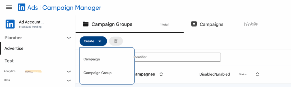 Create a Lead Gen Forms advertising campaign.