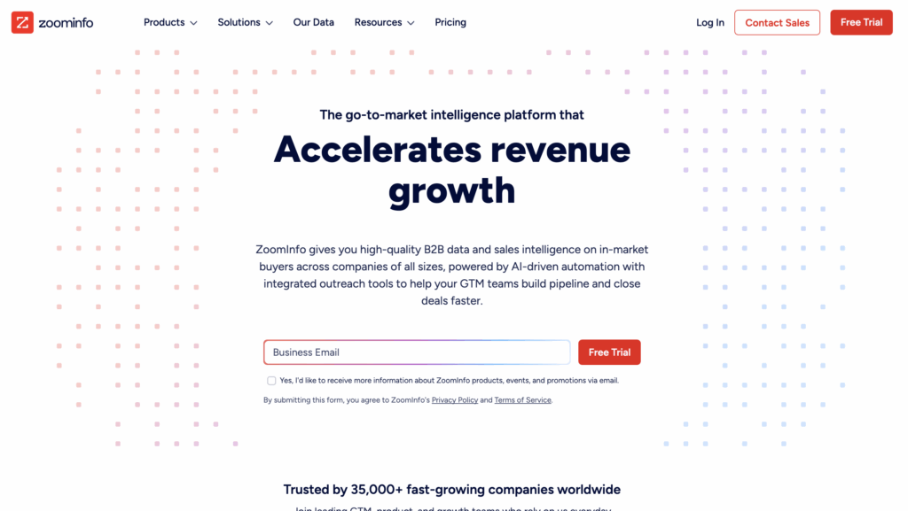 Copilot alternatives : Zoominfo