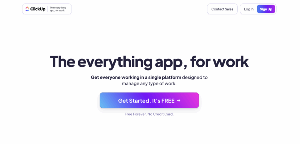 Copilot alternatives : ClickUp