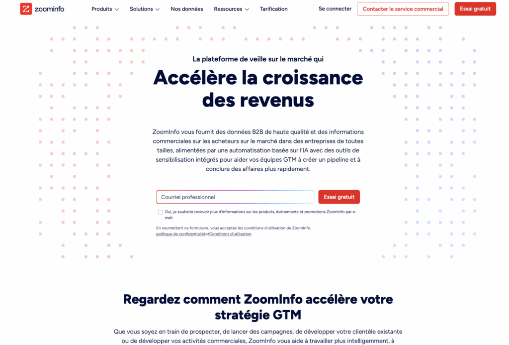 Rocketreach alternatives: ZoomInfo