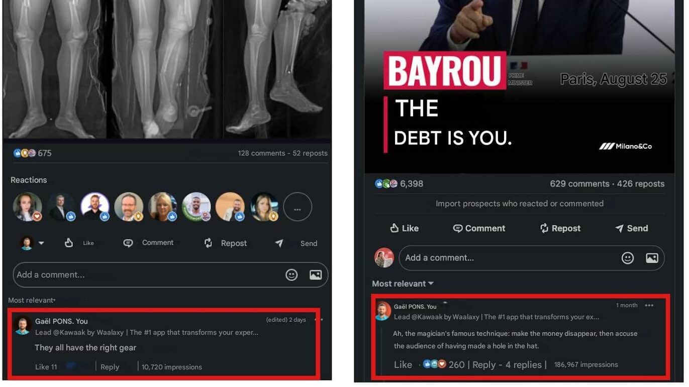 Kawaak - LinkedIn comments AI performance