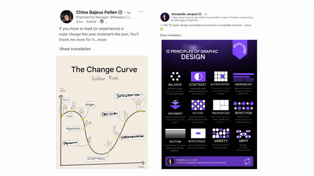 snack content micro-infographies