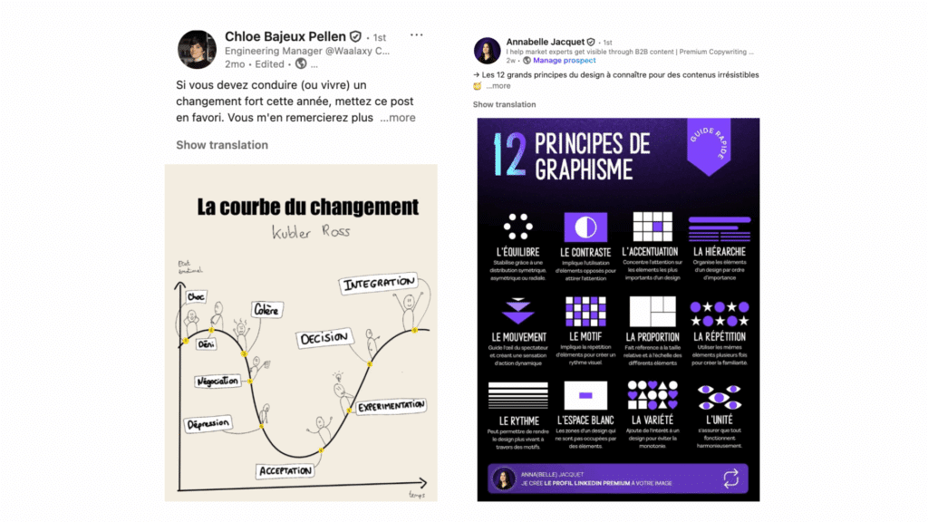 snack content micro-infographies