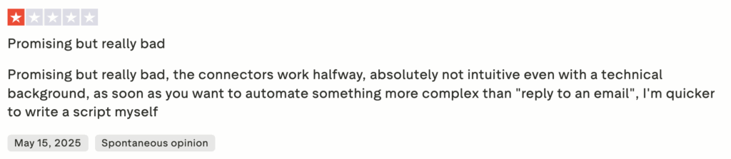 Make reviews bardeen alternative
