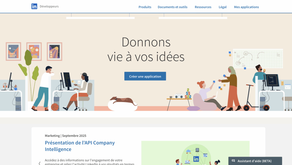 LinkedI API interface
