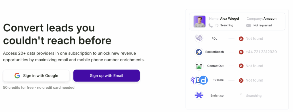 Dropcontact alternative bettercontact