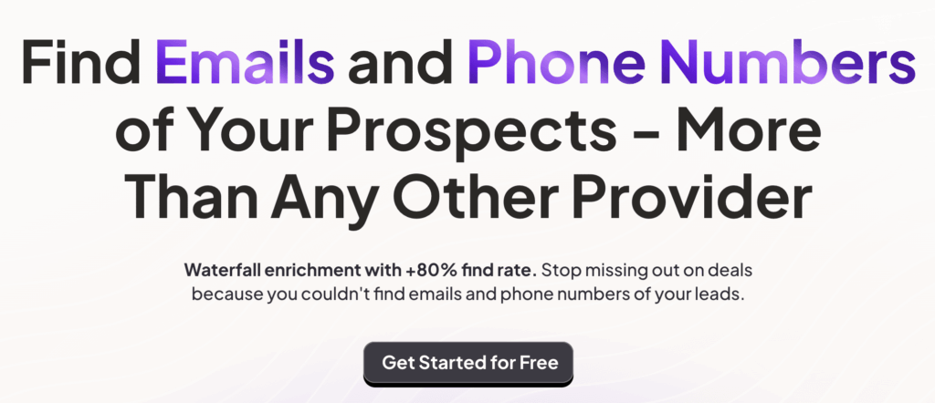 Dropcontact alternative fullenrich landing