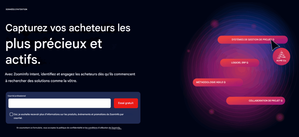 6sense alternative ZoomInfo <strong>Intent</strong> landing