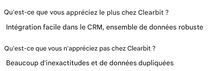 6sense alternative clearbit avis