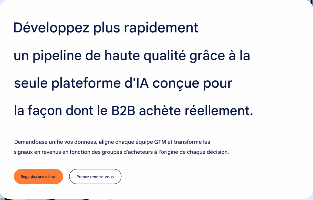 6sense alternative demandbase landing