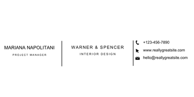 Basic email signature