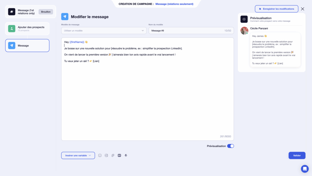 Exemple message stratégie go to market
