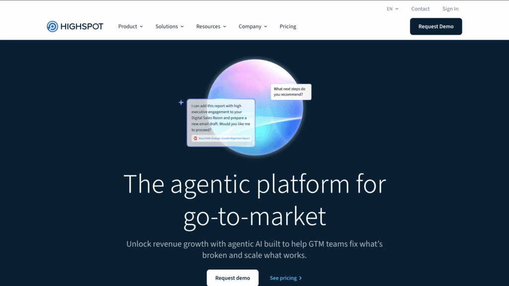 Sales Enablement tools : Highspot