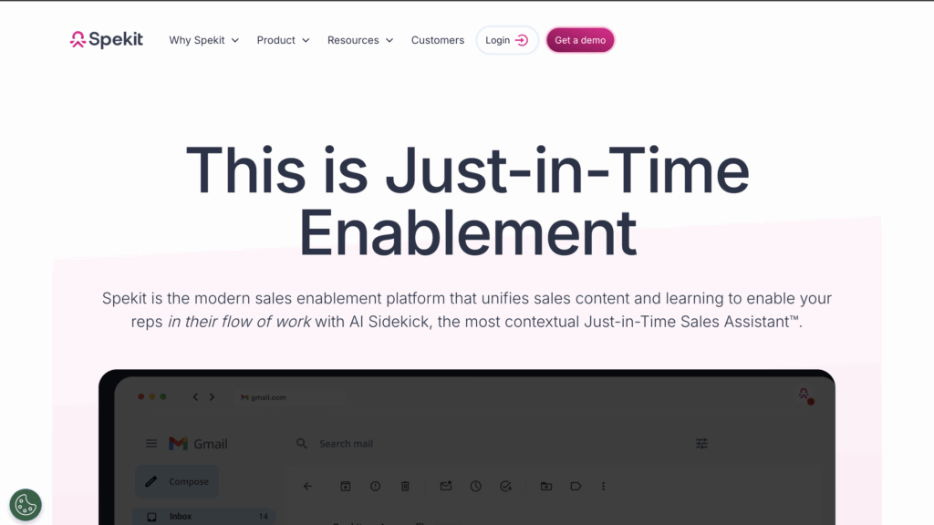 Spekit Sales Enablement tools