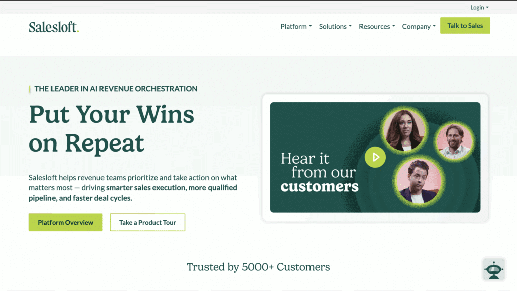 Sales Enablement tools SalesLoft