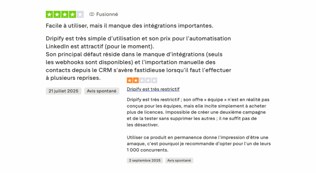 Kanbox alternatives dripify avis