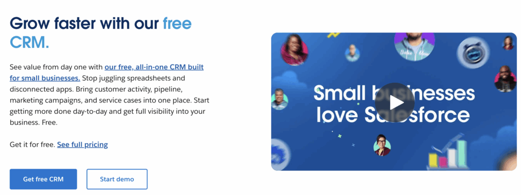 Sales Ops Salesforce landing