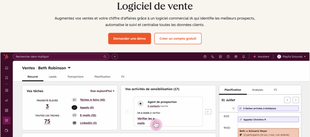 Sales ops - CRM cloud <strong>Hubspot</strong>
