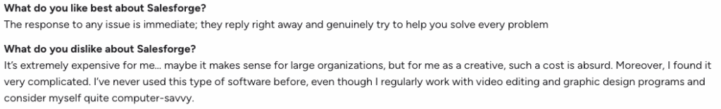 salesforge alternative salesforge review